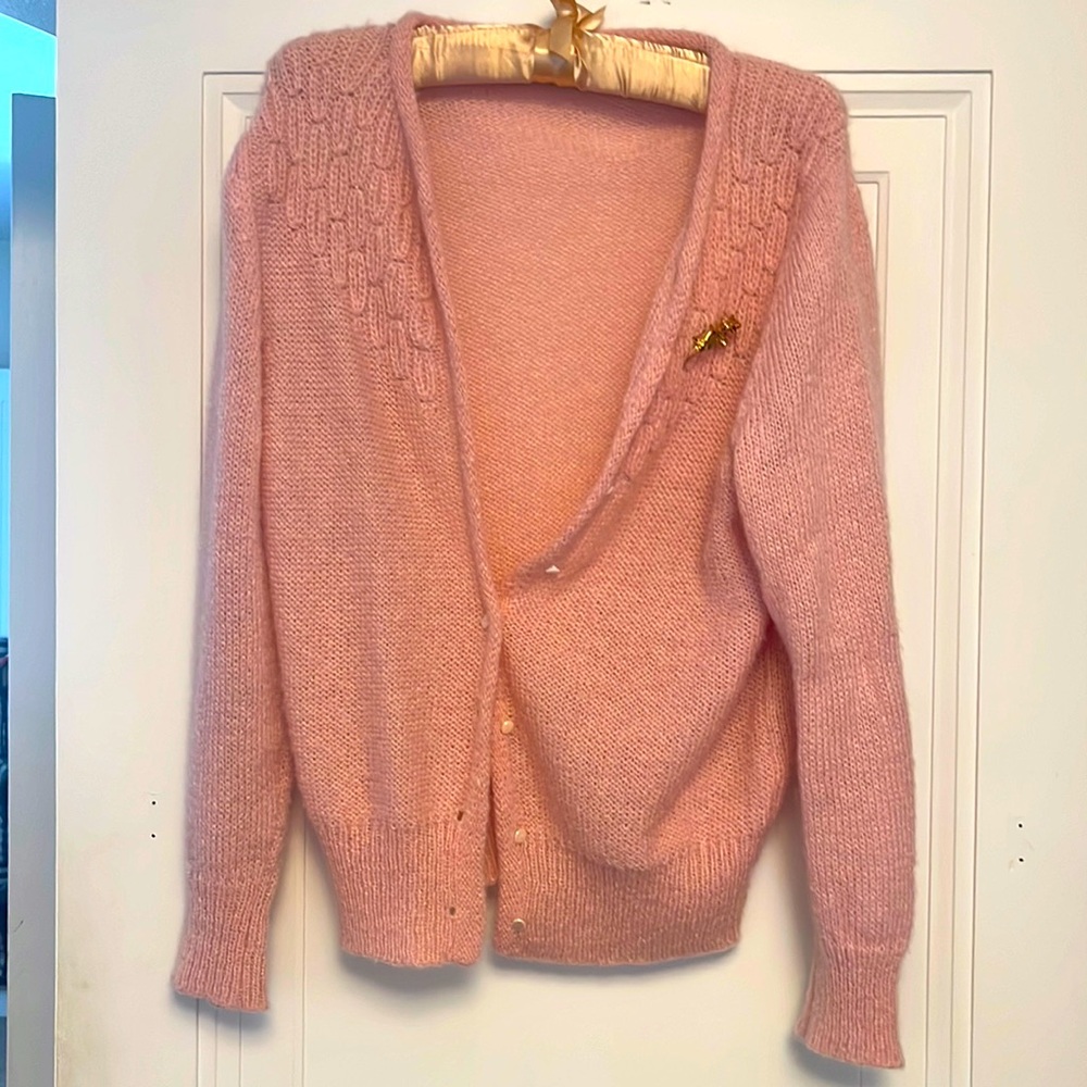 True vintage 1940s wool cardigan size M/L